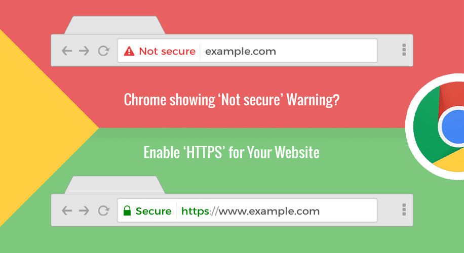 chrome starts requiring ssl certificates for websites